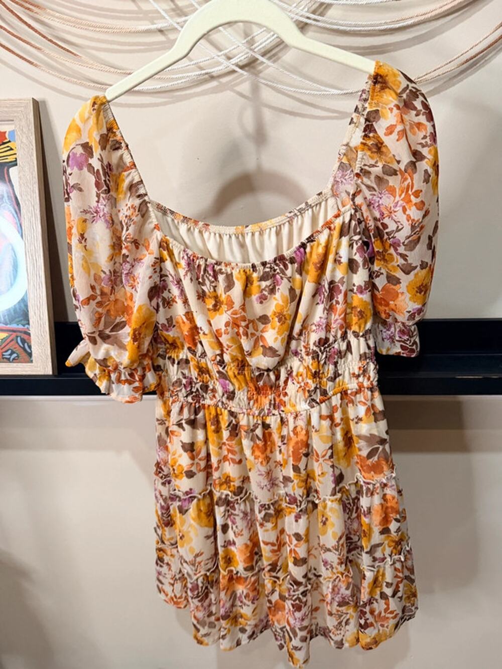 3 for $9 Jun and Ivy floral mini dress XS 2685
